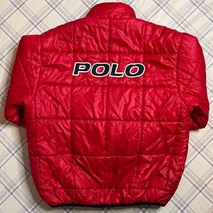 90s Ralph Lauren Polo Sport puffer jacket (reversible)